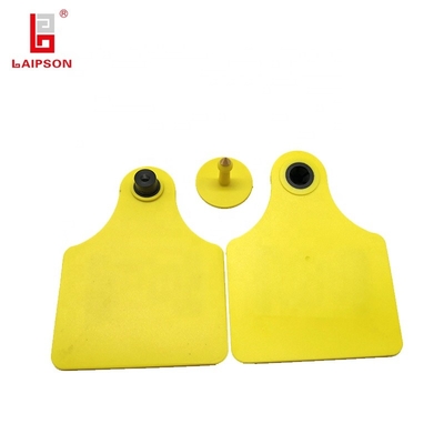 TPU UHF RFID Livestock Ear Tag Tamperproof 890-960Mhz For Cattle Cow Bull Sheep