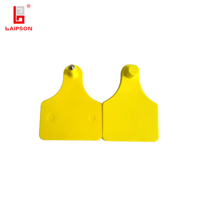 TPU Standard Size Livestock Ear Tags With Laser Engraving For Pig Sheep Cattle