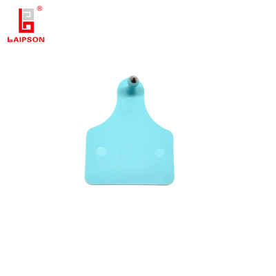 Good Quality Tpu Uv Resistant Material Blank Blue Male Ear Tag For Cow Goat Cattle Farm
