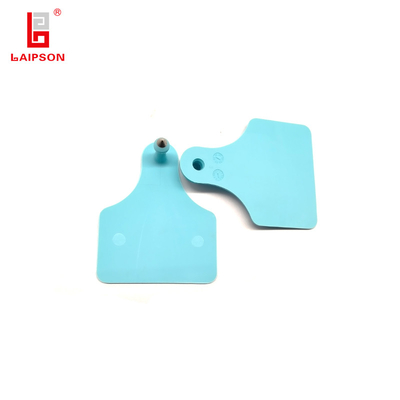 Good Quality Tpu Uv Resistant Material Blank Blue Male Ear Tag For Cow Goat Cattle Farm