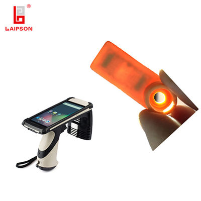 98MM TPU 860-960Mhz UHF Long Range Wholesale Orange Basf Tpu Ear Tag For Goat Sheeep