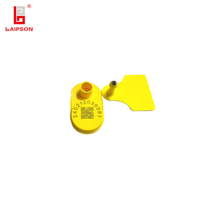 RFID Animal Ear Tag Bluetooth Enabled Low Frequency Tracker Sensor for Sheep Cow Swine Farm Smart Management and Livestock Tracking
