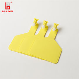 LAIPSON 113*75mm Yellow UHF Ear Tag ISO18000-6C ( EPC GEN2 )