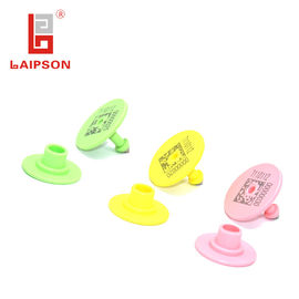 Small Passive Livestock Goat ID Tags , RFID Sheep Tags 860-960MHz Non Toxic