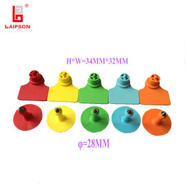 Tamper Proof 34mm Ovine Livestock Rfid Tags