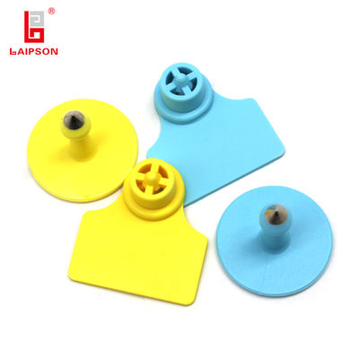 Mini ISO11785 Visible Animal Swine Pig Ear Tags With Closed Head
