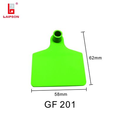 62mm Medium Tpu Government Use Cattle Cow Ear Tag For Tracking